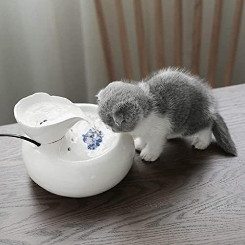 LumeCube נייד חתולים מתקן חיות מחמד זרימת זרימה אוטומטית זרימת מים מזרקת שתייה לגור, בעלי חיים קטנים 1.5L קיבולת