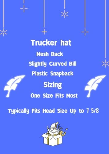 כובע משאית Volkninker כובע לגברים ונשים ארהב כובע גולף כובע, כובע רשת הצמד-גב מתכוונן נהדר לחיק הטבע