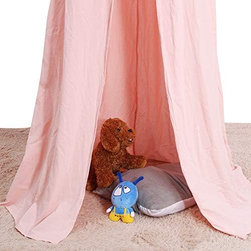 FDIT הנסיכה הקטנה הנסיך המולטי -צבעוני מיטה סופר מתוקה מיטה חופה יתושים רשת לילדים מיטת תינוקות עגול כיפת טירת משחק אוהל