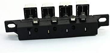 אקסיט אק250 וולט 1 א בקרת לוח חשמל הר 4-מפתח 3-מיקום 3-משתלבים 1-רגע מלבן כובע לדחוף כפתור מתג עבור רצפת מאוורר