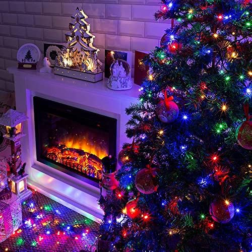 סנוור בהיר 164ft 2000 LED אורות מחרוזת חג המולד + 300 LED 100 רגל אורות מחרוזת חג המולד