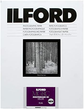 אילפורד מולטיגרד נגד ר. סי. דלוקס משטח פנינה נייר צילום שחור ולבן, 190 גרם, 3. 5 על 5, 100 גיליונות