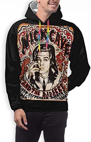 Buckderic Nick Cave and the Seeds Bad Hoodie של Man Man Tops Tops Top