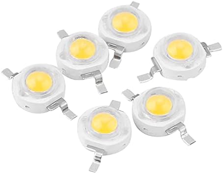 100 יחידות 3W חרוזי LED חרוזי אור פולטות אור שבבי דיודה SMD 0.6 אינץ