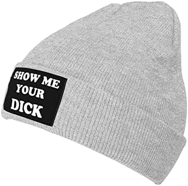 Show-Me Your-Dick Mens Mens Winter Beanie Hat Skate כובע לנשים כובע שעון רך