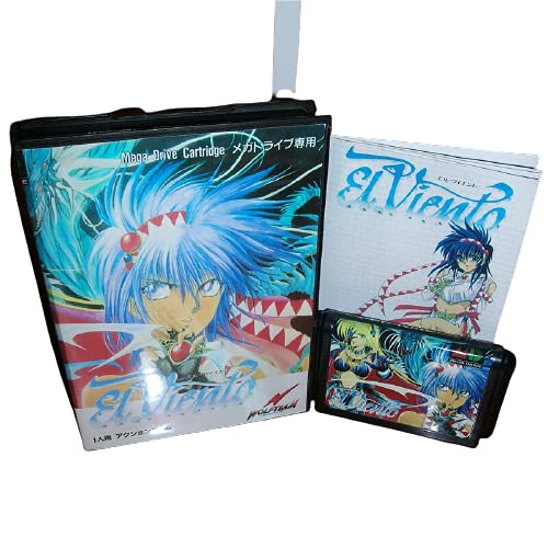Aditi El Viento Japan Cover עם קופסא ומדריך ל MD Megadrive genesis קונסולת משחקי וידאו 16 סיביות כרטיס MD