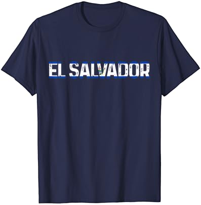 אל סלבדור סלבדור דגל גאווה בציר חולצה