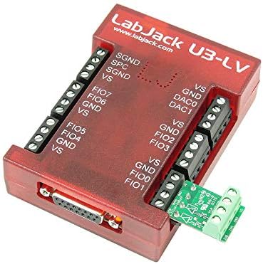 מכשיר U3-LV USB DAQ עם 16 קלט/פלט גמיש עבור אותות אנלוגיים 0-2.4volts ורכישת נתונים דיגיטליים של חיישנים, בקרת ממסר, אוטומציה