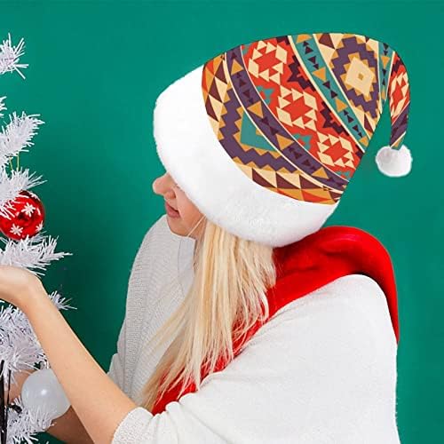צבעוני האצטקים דפוס חג המולד כובעי בתפזורת מבוגרים כובעי חג המולד כובע לחגים חג המולד ספקי צד