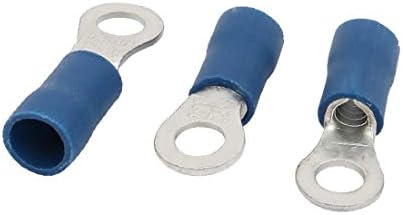20 יחידות קרוואנים 5.5-5 מחבר מסוף מלחץ טבעת מבודד מראש כחול לחוט 12-10 (20 יחידות קרוואנים 5.5-5 לפני אנילו מלחץ מסוף