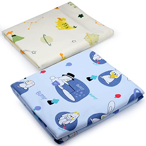 2 חבילה כרית מיטה אטומה למים כרית מזרן רחיצה כרית לשימוש חוזר תחתית תחתית 31 x40 מיטה רטבה כיסוי בריחת שתן לתינוק פעוט