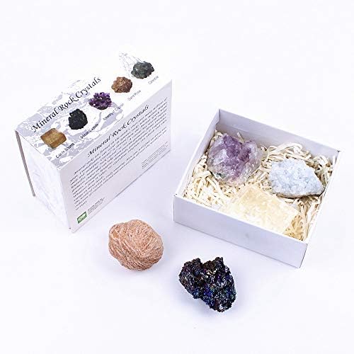 CXD -GEM מינרלי קריסטלים גבישי מתנה קופסת אבן חן אבן אנרגיה ריפוי - דגימת אבן צורה לא סדירה