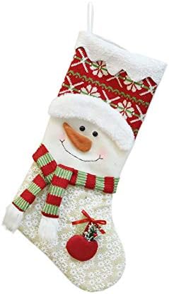 גרבי ממתקים של חרוזים לחג המולד קישוטי חג המולד של סנטה מתנות של שלג עיצוב בית חרוזי פטרנוסטר