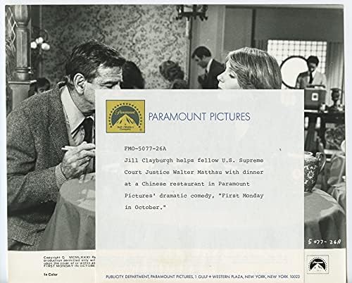 וולטר מתאו ג'יל קלייבורג סרט צילום מקורי וינטג '1981 יום שני הראשון באוקטובר