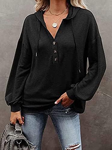 צמרות שרוול ארוך נשים - טוניקות מפוסות קשת גדולות חולצות חולצות סווטשירט סווטשירט