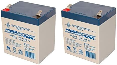 Power Sonic PS-1250 12V 5AH ReplAcemnt עבור CSB GP1245-F2 SLA סוללה-2 חבילה