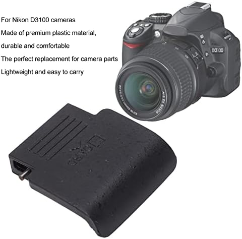 כיסוי דלת חריץ של חריץ Ashata SD, חריץ דלת זיכרון החלפה מכסה דלת תיקון למצלמות Nikon D3100, כיסוי מגן על