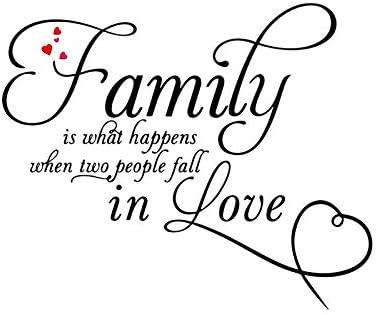 המשפחה היא שני אנשים מתאהבים במדבקות קיר חדר מדבקות נשלפות