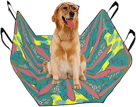 כיסוי מושב כלב מותאם אישית צ ' ונואה עיצוב סגנון רומנטי הדפסת רכב מושב מכסה לכלבים עמיד למים החלקה עמיד רך