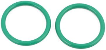 AEXIT 20 יחידות אטמים ירוקים וטבעות O 20 ממ x 1.9 ממ התנגדות לחום לא עמידה בשמן NBR ניטריל גומי O טבעת טבעות O טבעת