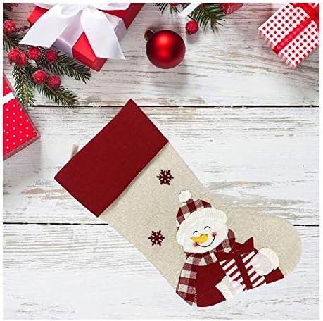 ALREMO HUANGXING - גרבי חג המולד גרבי תיקים לא ארוגים גרביים לילדים תיק סוכריות קנדי ​​לחג המולד גרביים יכולים לתלות