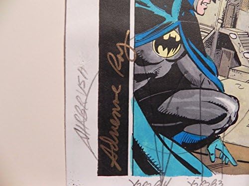 עטלף צל באטמן וינטג 'חלק 10 מדריך צבעים חתום אדריאן רוי עם עמ' 3