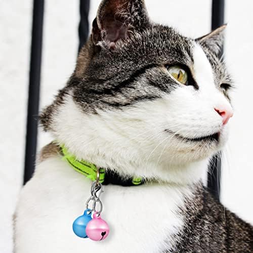20 יחידות מלאכת פעמוני חתול כלב צווארון פעמון קטן פעמוני מתכת פעמון בתפזורת עבור זר תכשיטי מפתח שרשרת לחיות