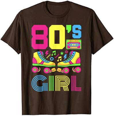 שנות ה -80 ילדה 1980 אופנה נושא מסיבת תלבושת שנות השמונים תלבושות חולצה