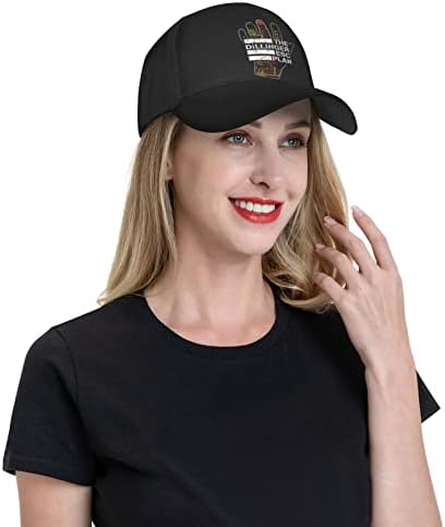 תכנית הבריחה של דילינגר תכנית בייסבול כובע בייסבול נשים גברים גודל מתכוונן כובע ריצה שחור
