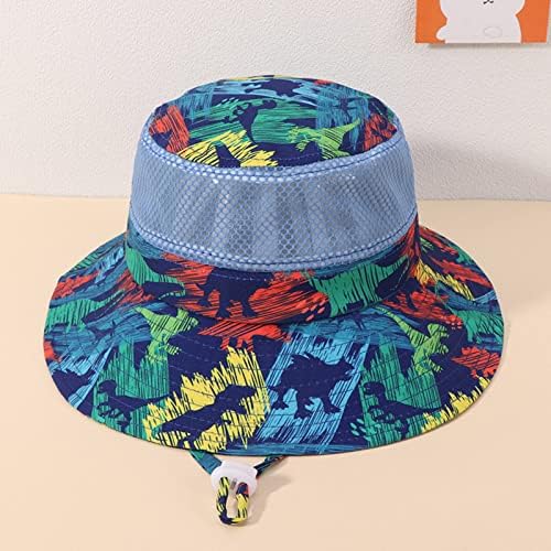 ילדים מתכוונן רצועת שמש הגנת כובעי קיץ אביב שמש כובע חמוד קריקטורה חיצוני חוף דלי כובע ילדים כובע