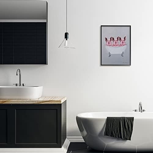 תעשיות סטופל שלושה חזירים ורודים באיור אמבטיה מקסים אמבטיה, עיצוב מאת קוקו דה פריז