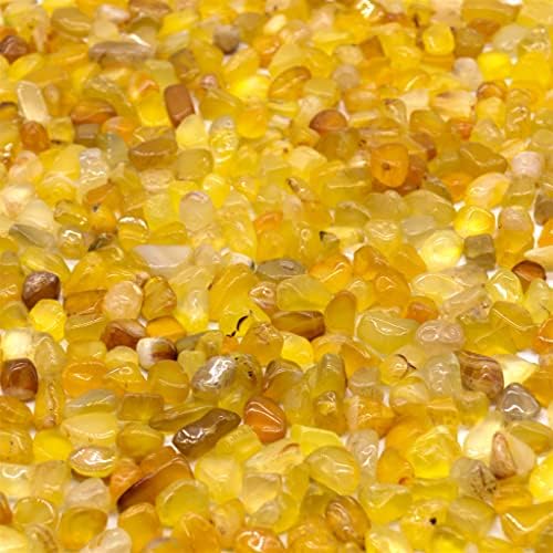 גבישי אגת צהובים ואבני ריפוי, 2 קילוגרמים. אבנים מפוצלות, גבישים טבעיים לייצור תכשיטים, מדיטציה, איזון צ'אקרה,