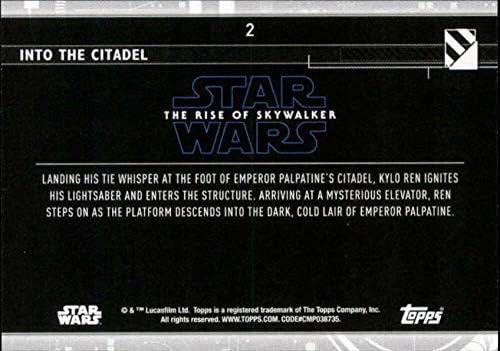 2020 Topps מלחמת הכוכבים עלייה של Skywalker Series 2 Blue 2 לכרטיס המסחר של Kylo Ren