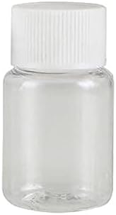 נייד פלסטיק ברור הגלולה ריק חותם בקבוקים, עמיד למים גלולת בקבוק רפואה ארגונית מקרה מיכל, מוצק רופף אבקת מכולות