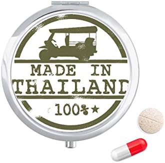תאילנד להפוך בתאילנד טרקטור איור גלולת מקרה כיס רפואת אחסון תיבת מיכל מתקן