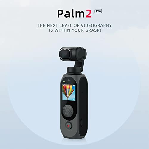 FIMI PALM 2 PRO כף יד 3 צירים מצלמת גימבל, CMOS 1/2 אינץ ', וידאו 4K, בכיס, מעקב חכם, צילום 12MP, 3xzoom,