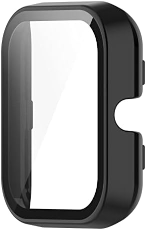 מגן מסך דו-חבילות תואם ל- Amazfit BIP 3/BIP 3 Pro Watch Case, מחשב קשה למחשב אנטי-פגוש מגן מגן על הלם. מעטפת