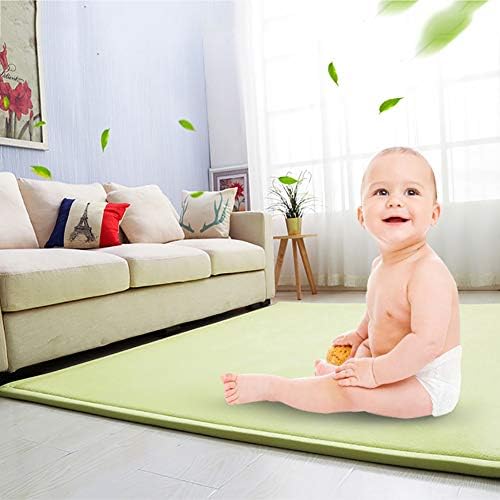 שטיחי אזור עבה במיוחד, שטיח משחק זיכרון סופר נעים שטיח משחק תינוקות, מחצלת טטאמי רכה אנטי-החלקה לתינוק פעוט