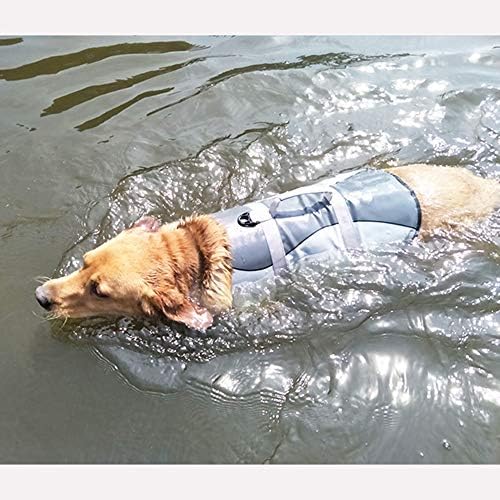 ZZK כלב מעילי הצלה כלב מעיל הצלה גודל גודל מתכוונן מעיל הצלה כלב בטיחות אפוד רפלקטיבי מעילי הצלה מעילי חיית מחמד ציוד שחייה