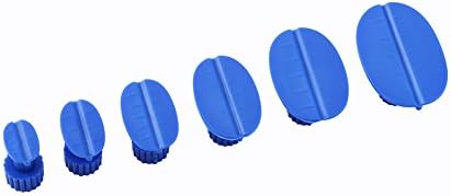 כרטיסיות של Qiilu Pulsers Set 18 יחידות כלי תיקון שיניים ללא צבע מושך דבק שיניים כרטיסיות הדבק מערכות הסרת ערכות רכב