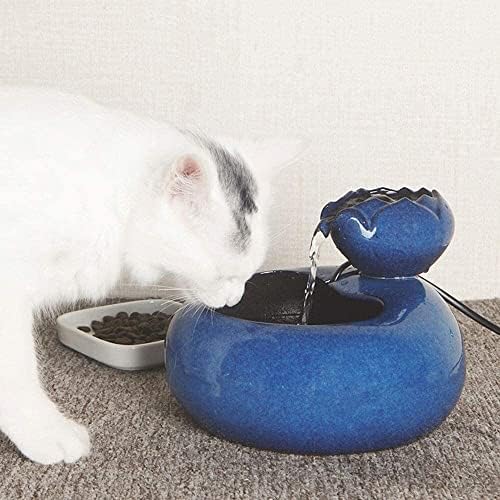 מתקן מים לחיות מחמד מזרקת מים לחתולים עם פילטר, מזרקת שתיית חיות מחמד לחתולים וכלבים - מתקן מים אוטומטי לחיות