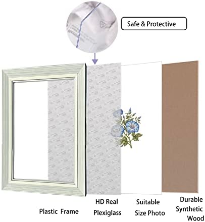 מסגרות תמונה של שולחן ויסמיאלס 8x10 מסגרת תמונה משפחתית לקיר אפור מסגרות פלסטיק HD תמונות מתנה משמעותית לעיצוב הבית יום