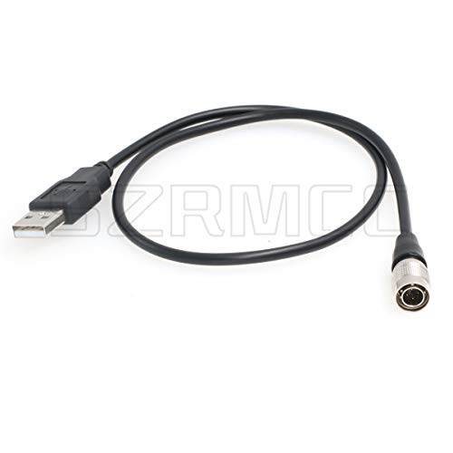 SZRMCC USB ל- Hirose 4 PIN כבל חשמל זכר לזום F4 F8 התקני קול 633 644 688 מקליטים