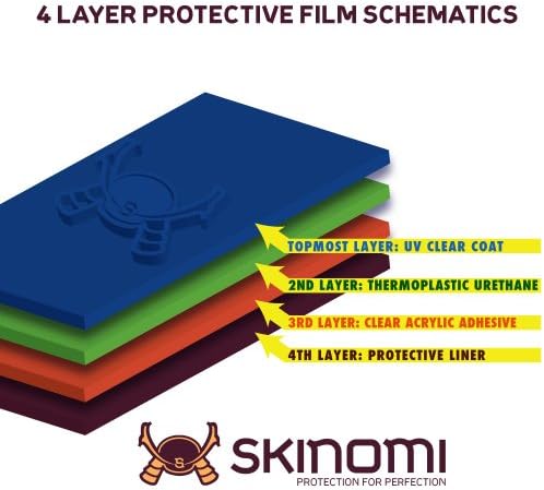 מגן מסך Skinomi התואם ל- ASUS Transfuer Pad TF103C-A1 TechSkin Tecksin TPU אנטי-בועל HD סרט HD