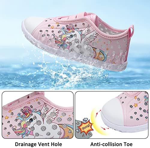 נעלי מים בנות נעלי מים יחפות ילדים אקווה גרביים יבש מהיר נעלי בריכה לשחייה