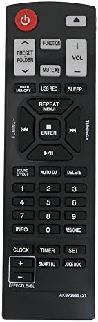 AKB73655721 החלפת שליטה מרחוק רלוונטי עבור LG מיני HI-FI מערכת CM8330 CM8430 CM8530 CM8430W CMS8530F CM8530S CMS8530W