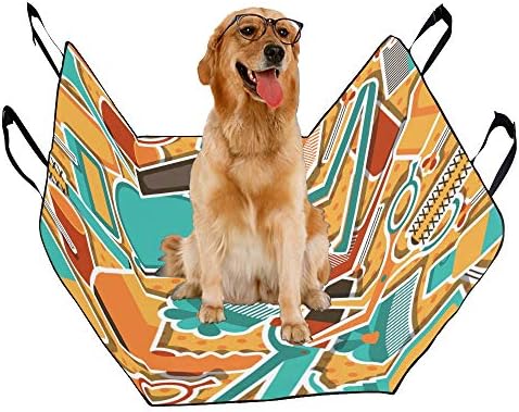 מותאם אישית אביזרי עיצוב יצירתי טרי הדפסת רכב מושב מכסה לכלבים עמיד למים החלקה עמיד רך לחיות מחמד רכב
