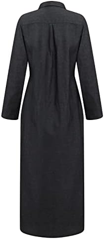 שמלת קוקטייל של נוקמופו פלוס גודל לנשים אופנה הדפסה משובצת דש לוח יחיד עם חזה יחיד שמלת שרוול ארוך