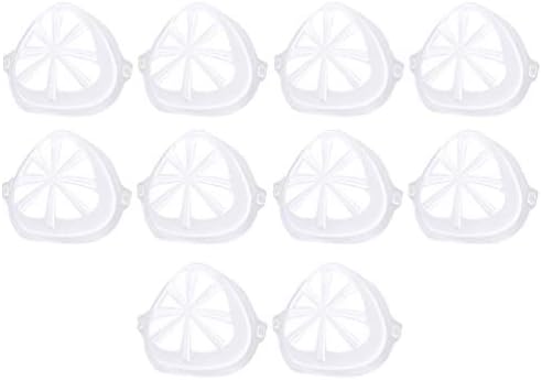 10 יחידות פנים כיסוי פנימי תמיכה מסגרת 3 ד פה והאף שפתון הגנה להגדיל נשימה חלל איפור שומר