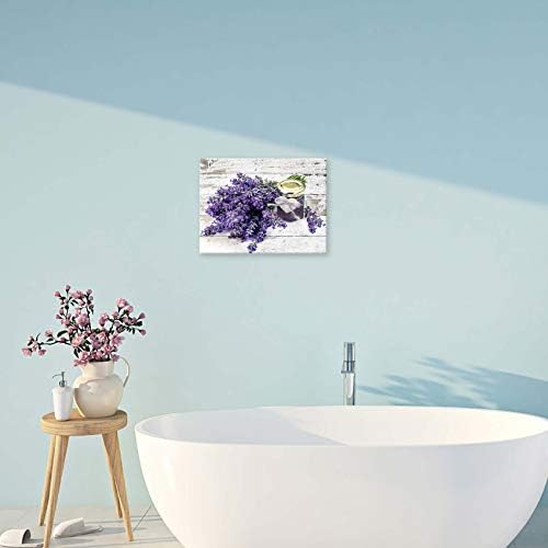 חדרי אמבטיה תמונות לבנדר סגולות יצירות אמנות לקיר לעיצוב אמבטיה קיר אמנות קיר מודרני עיצוב בית חדר שינה בנות פרחים קיר תפאורה